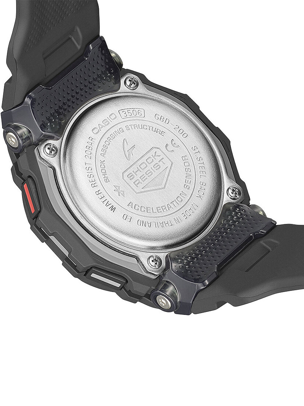 Casio GBD-200-1ER G-Shock vyriškas laikrodis 44mm 20ATM