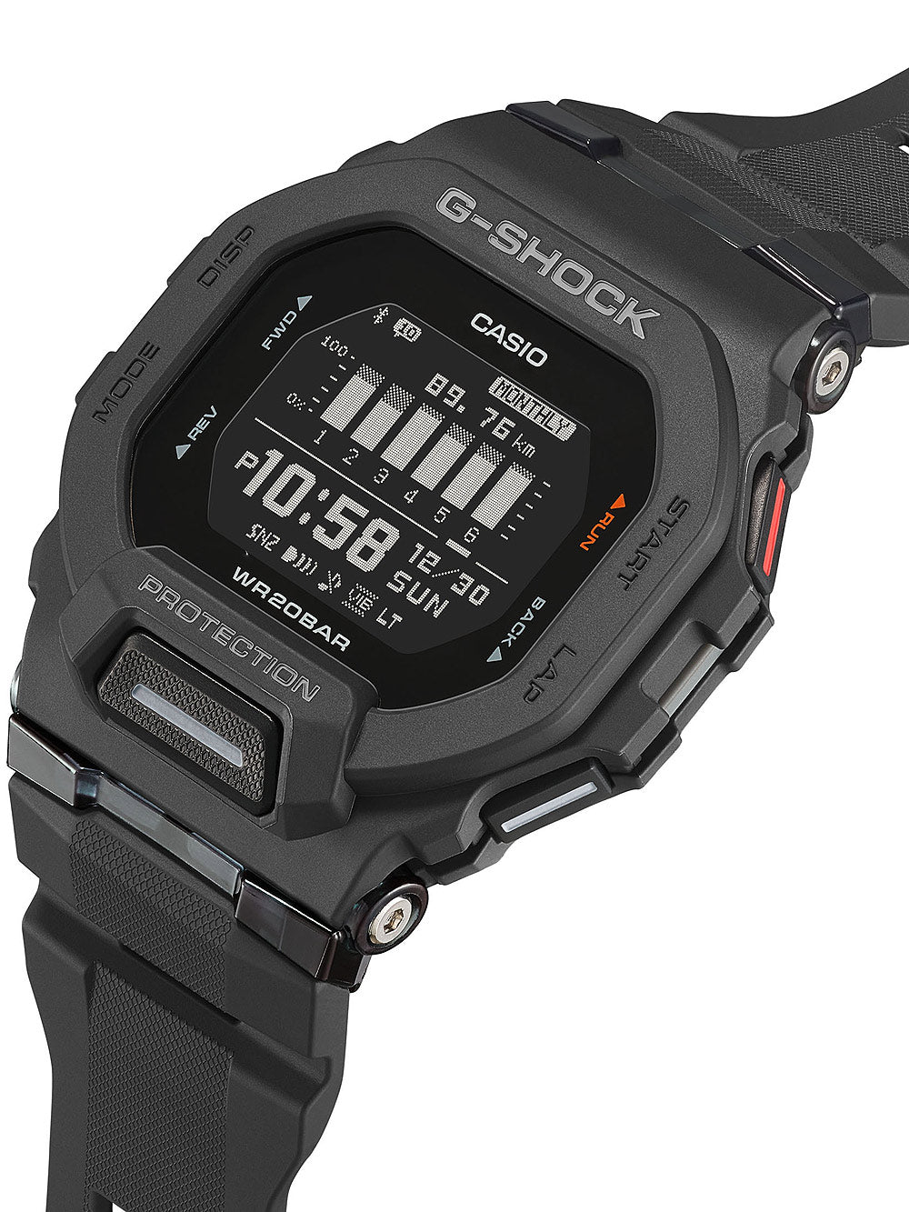 Casio GBD-200-1ER G-Shock vyriškas laikrodis 44mm 20ATM