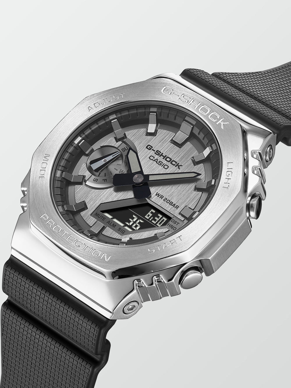 Casio GM-2100-1AER G-Shock vyriškas laikrodis 44mm 20ATM