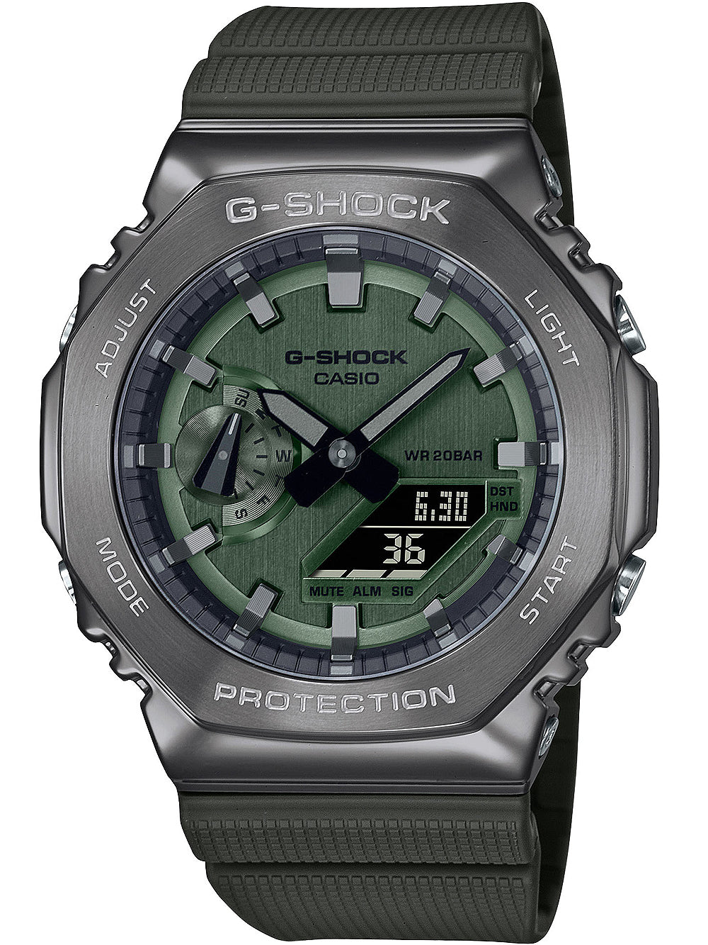 Casio GM-2100B-3AER G-Shock vyriškas laikrodis 44mm 20ATM