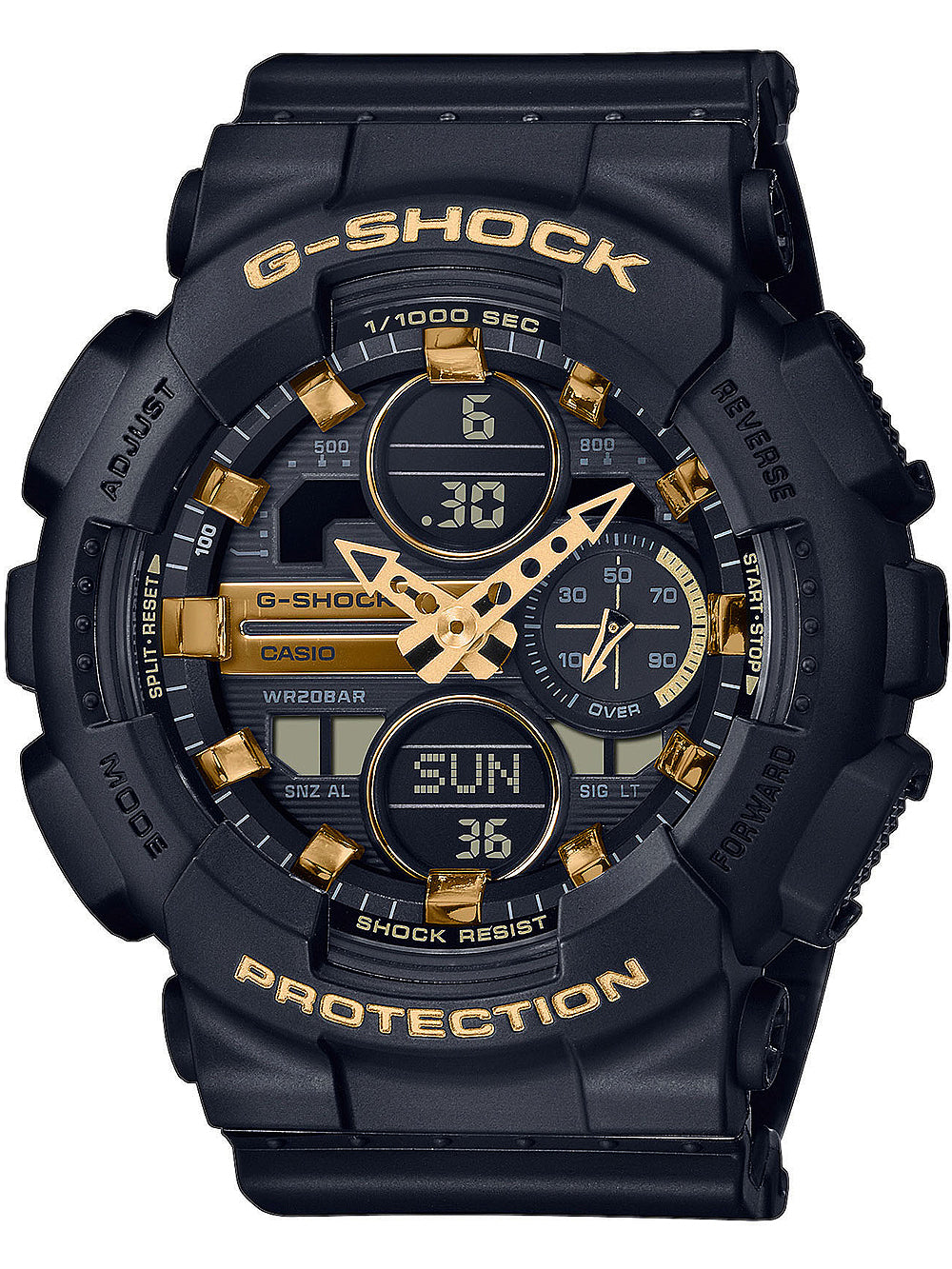 Casio GMA-S140M-1AER G-Shock vyriškas laikrodis 46mm 20ATM