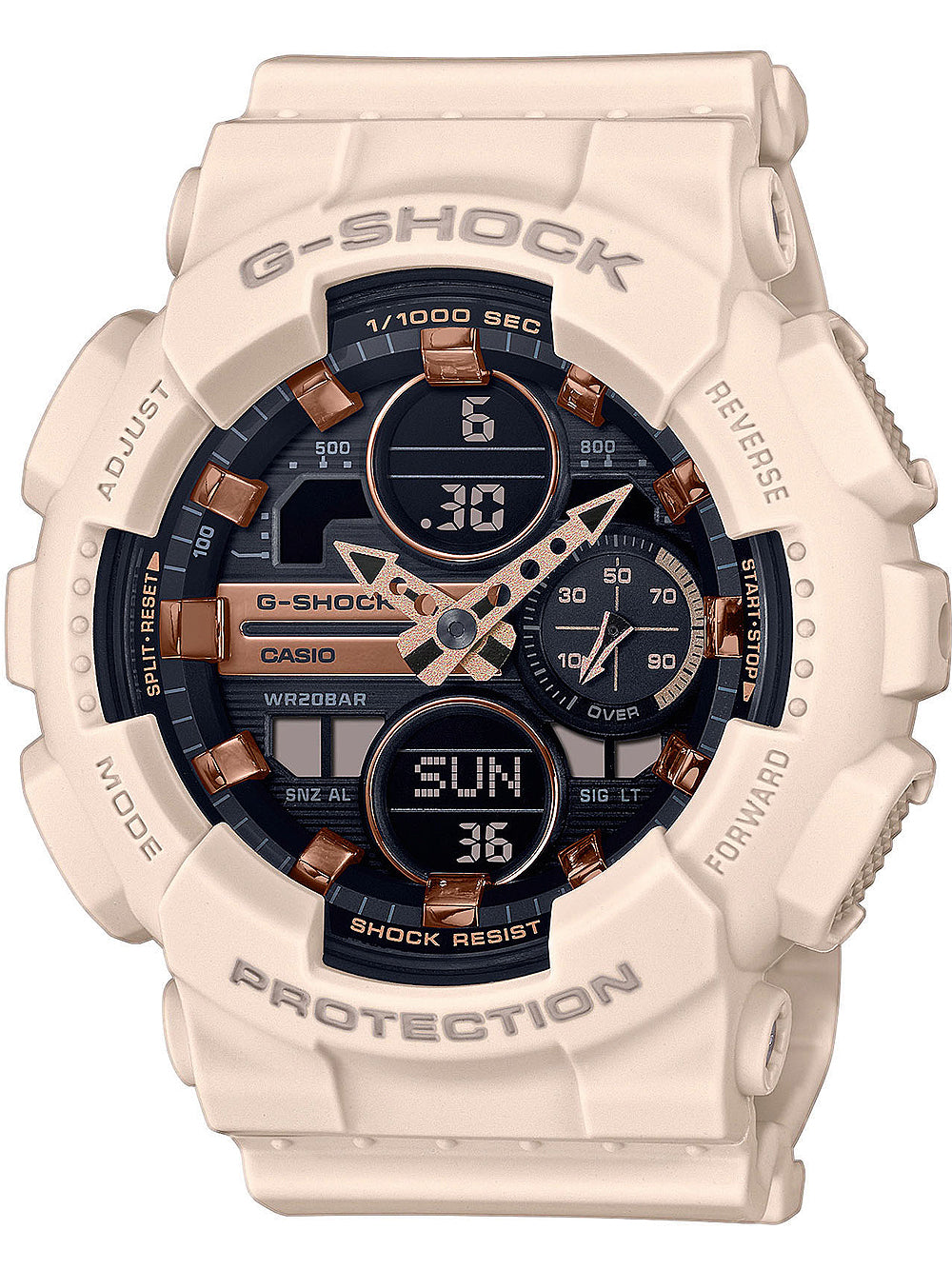 Casio GMA-S140M-4AER G-Shock vyriškas laikrodis 46mm 20ATM