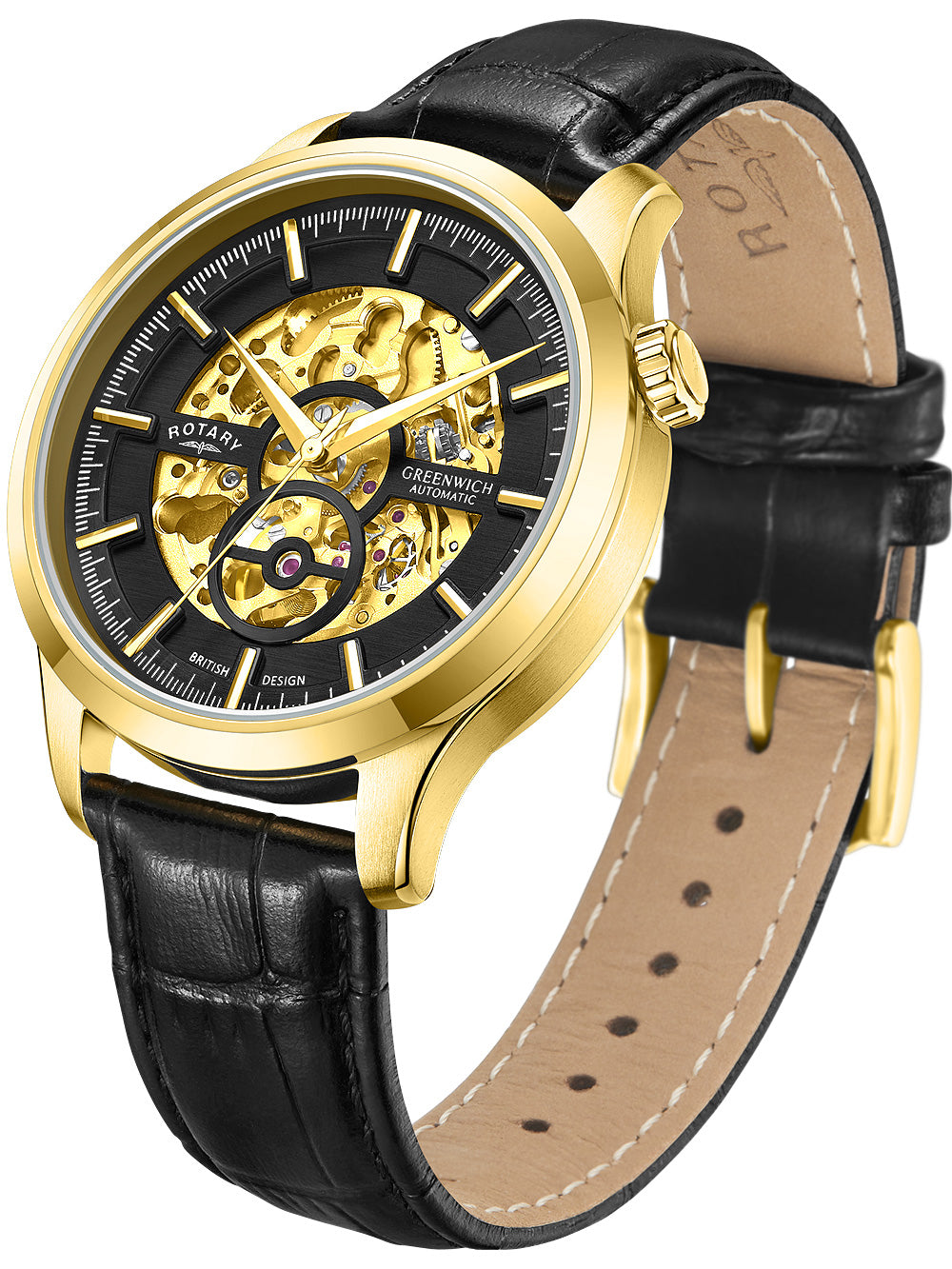 Rotary GS02948/04 Žaliawich Automatinis Vyriškas laikrodis 42mm 5ATM