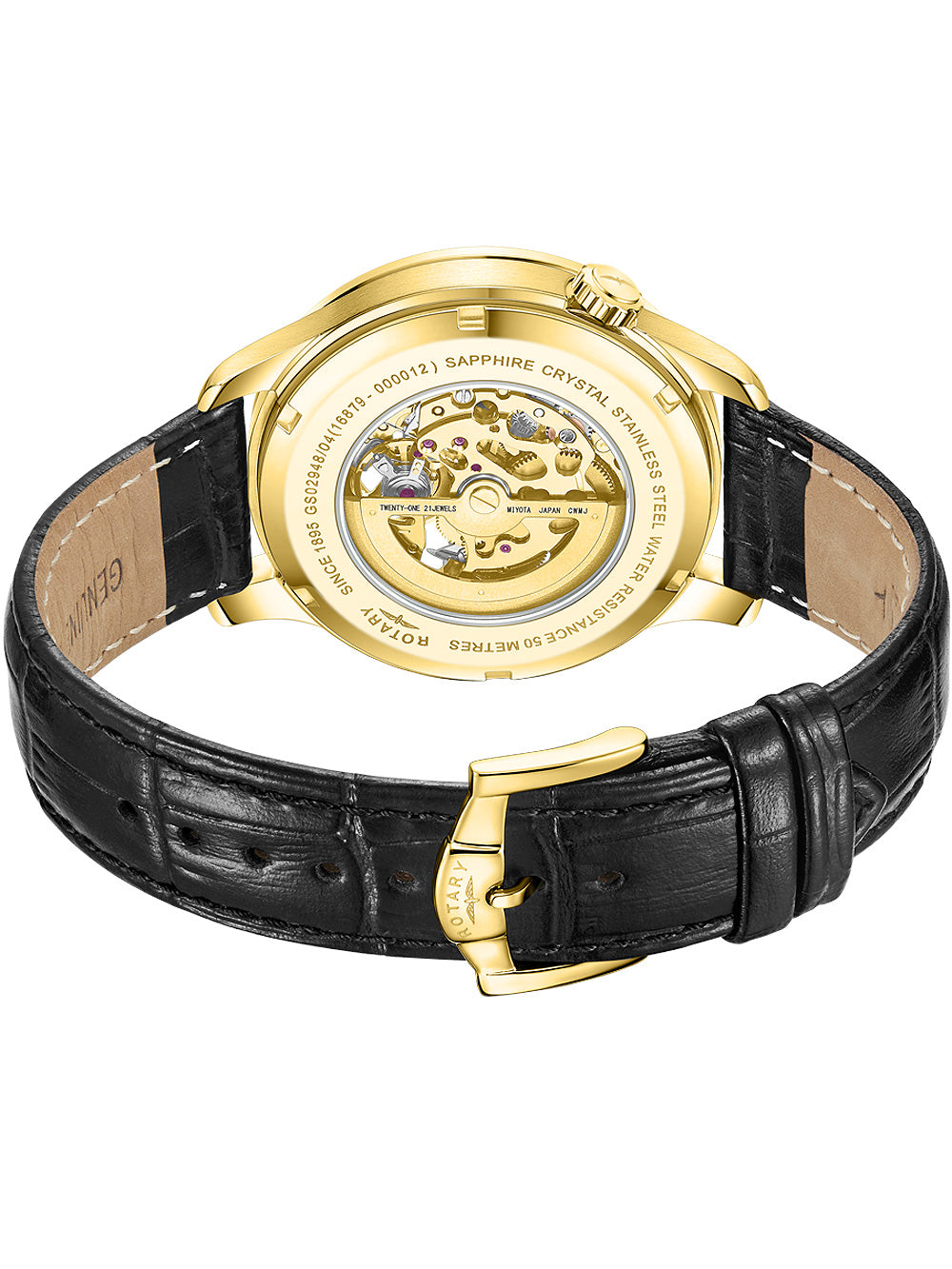 Rotary GS02948/04 Žaliawich Automatinis Vyriškas laikrodis 42mm 5ATM
