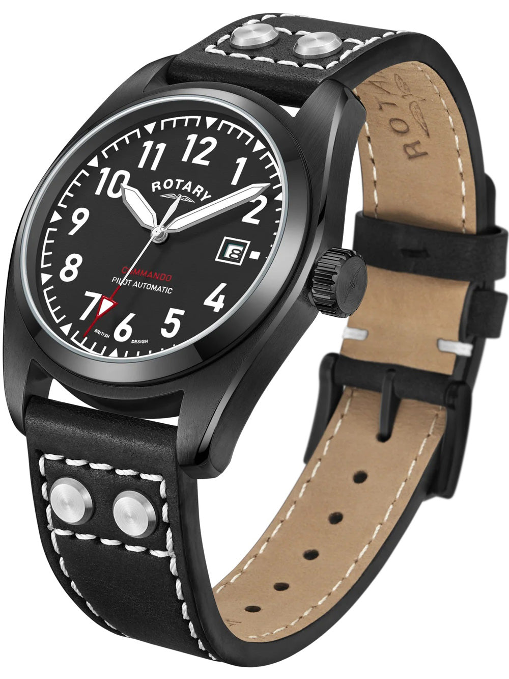 Rotary GS05474/19 Commando vyriškas laikrodis 42mm 10ATM