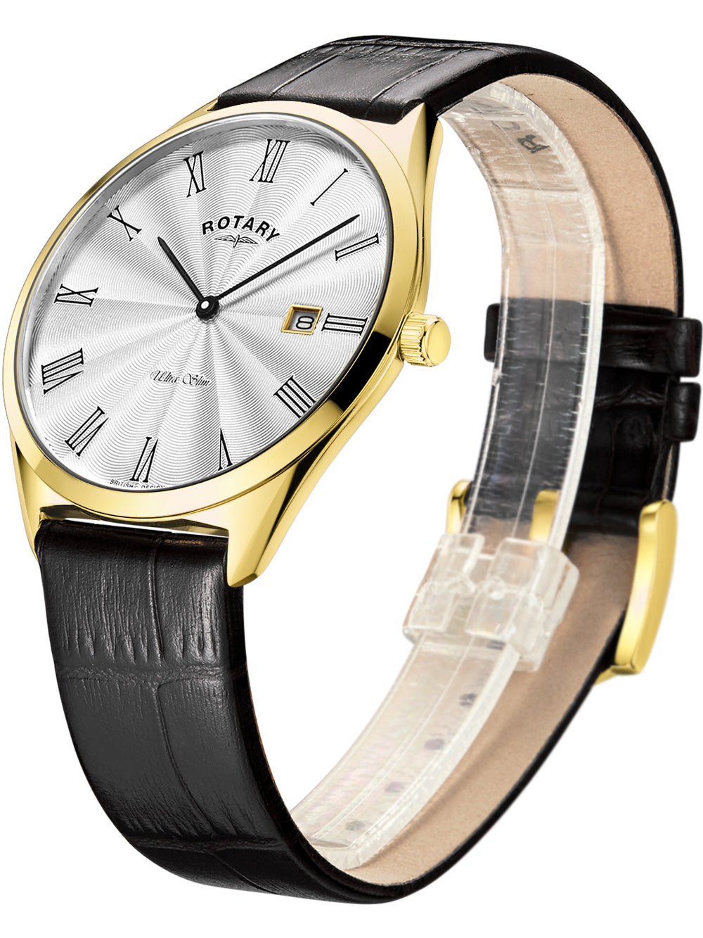 Rotary GS08013/01 Ultra Slim vyriškas laikrodis 38mm 5ATM