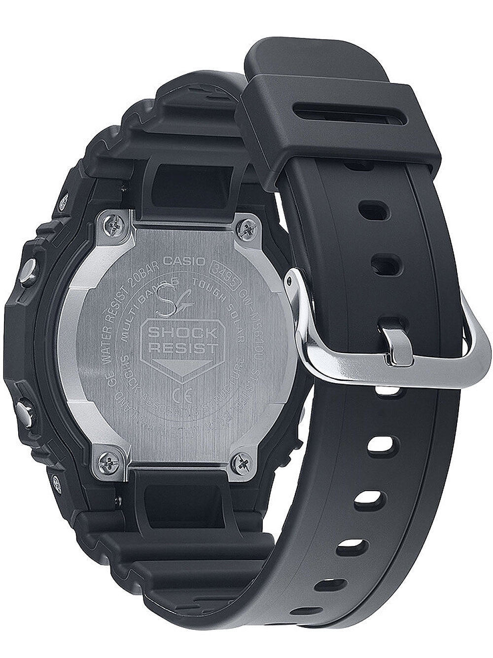 Casio GW-M5610U-1BER G-Shock solar radio controlled vyriškas laikrodis 43mm 20ATM