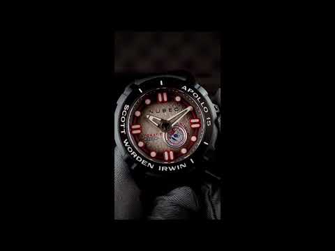 Nubeo NB-6093-55 vyriškas laikrodis Apollo 55th Automatic Limited Edition 48mm 20ATM