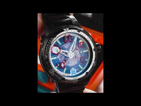 Nubeo NB-6090-22 vyriškas laikrodis Mariner 9 Automatic Limited Edition 50mm 5ATM