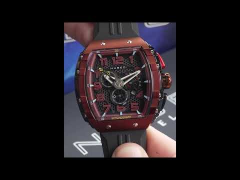 Nubeo NB-6088-03 vyriškas laikrodis Magellan Retrograde Chronograph 49mm 5ATM