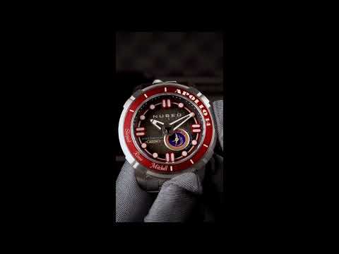 Nubeo NB-6093-22 vyriškas laikrodis Apollo 55th Automatic Limited Edition 48mm 20ATM