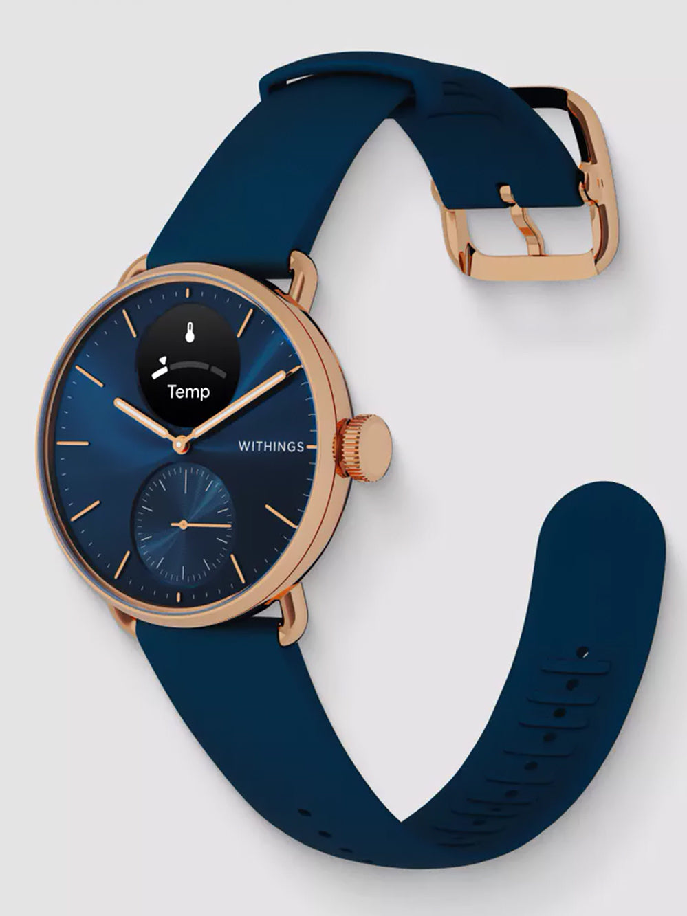 Withings HWA10-model 6-All-In Scanlaikrodis 2 rosé gold blue 38 mm 5ATM