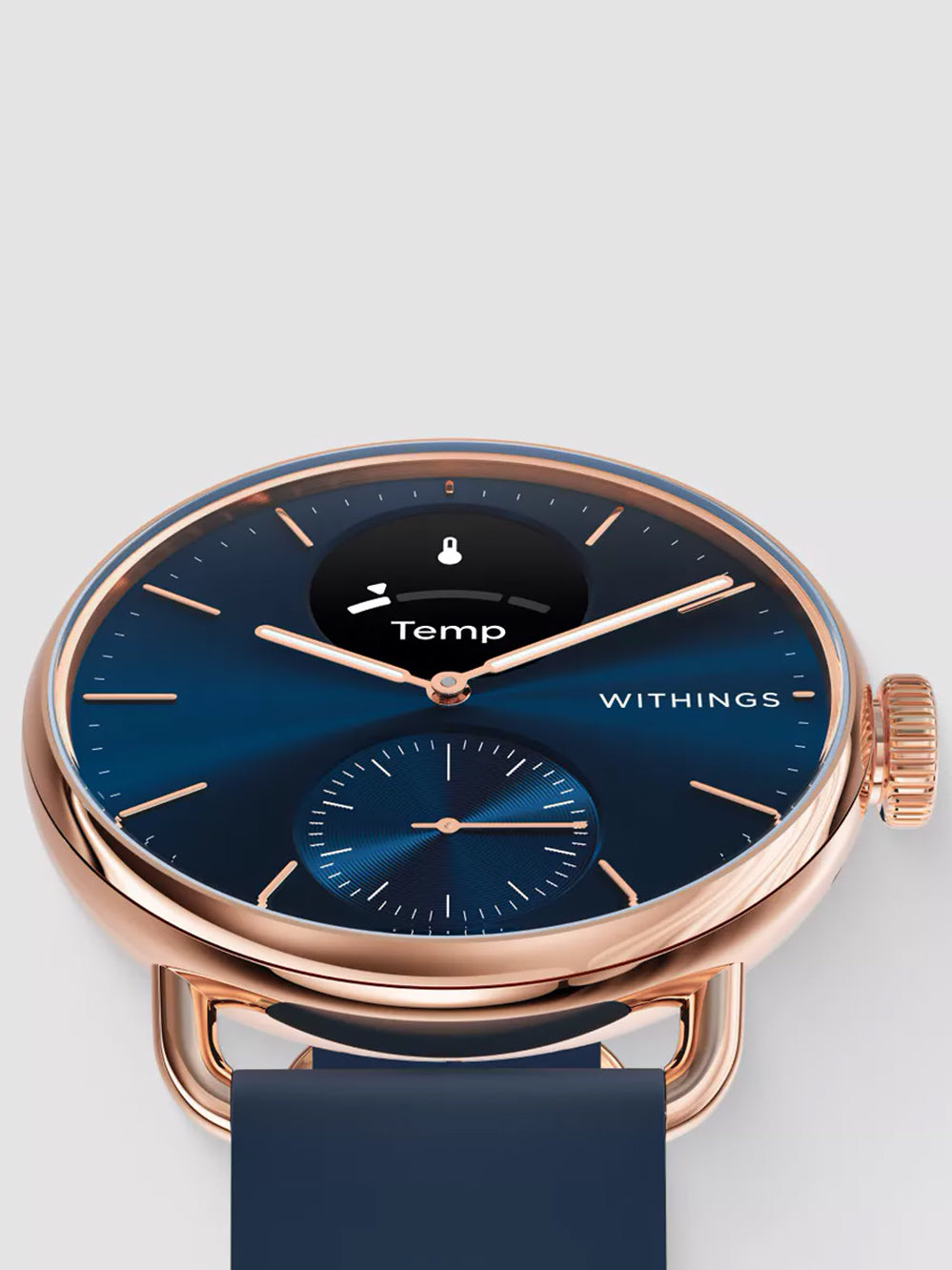 Withings HWA10-model 6-All-In Scanlaikrodis 2 rosé gold blue 38 mm 5ATM