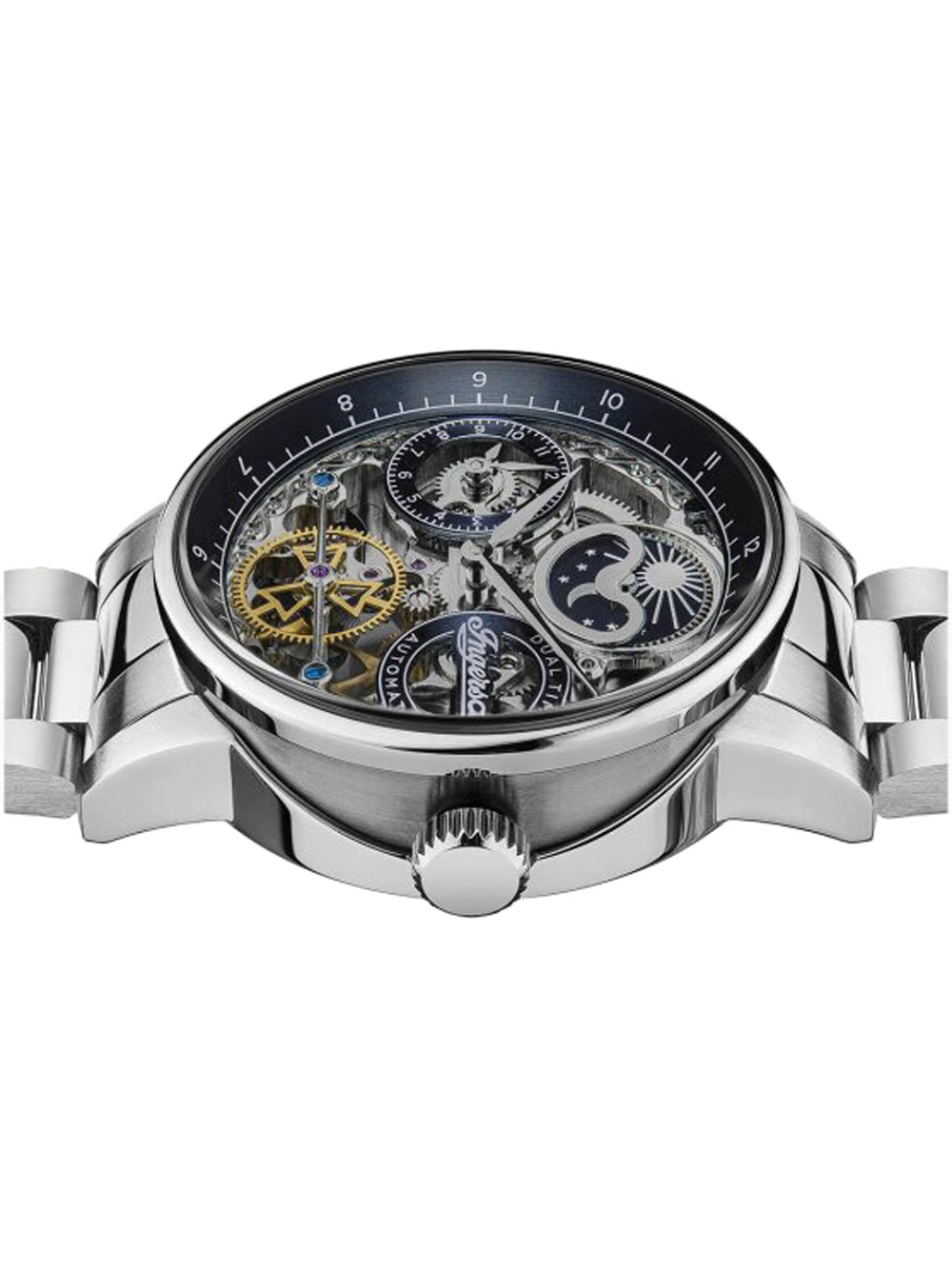Ingersoll I07707 The Jazz Dual Time Automatic vyriškas laikrodis 42mm 5ATM