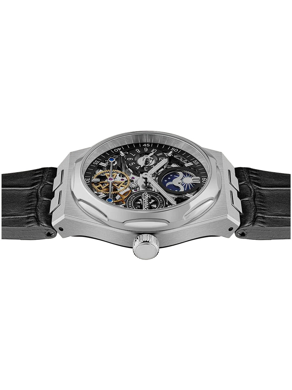 Ingersoll I12903 The Broadway Dual Time Automatic vyriškas laikrodis 43mm 5ATM