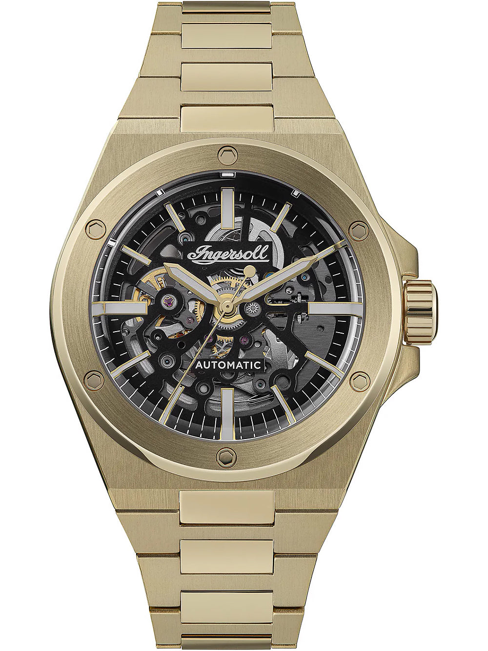 Ingersoll I15001 vyriškas laikrodis Baller Automatic 43mm 5ATM