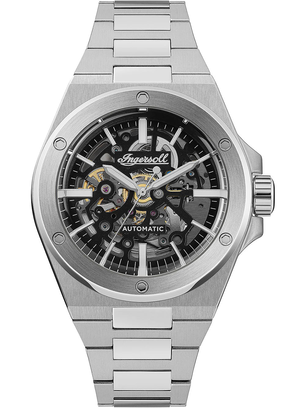 Ingersoll I15002 vyriškas laikrodis Baller Automatic 43mm 5ATM