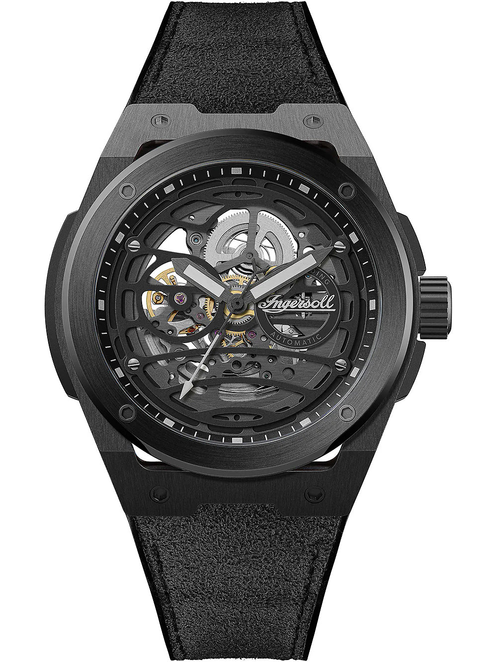 Ingersoll I15201 vyriškas laikrodis Springfield Automatic 47mm 5ATM