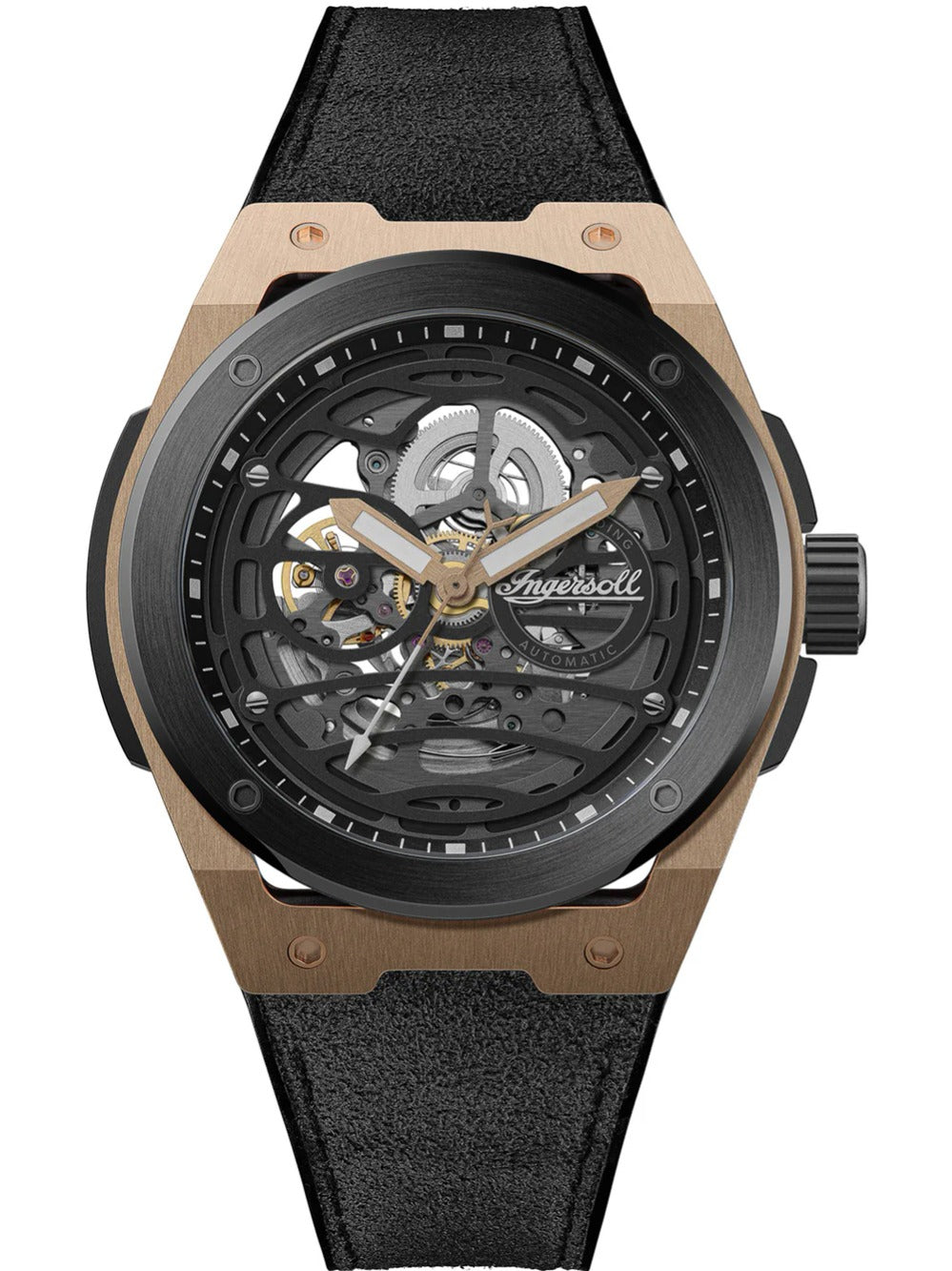 Ingersoll I15202 vyriškas laikrodis Springfield Automatic 47mm 5ATM