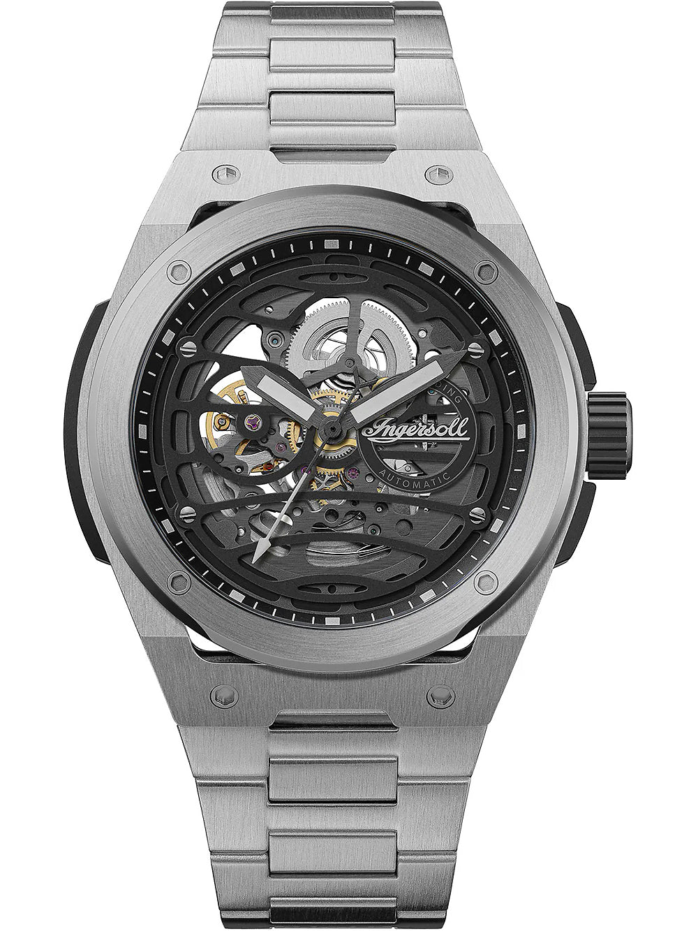 Ingersoll I15203 vyriškas laikrodis Springfield Automatic 47mm 5ATM