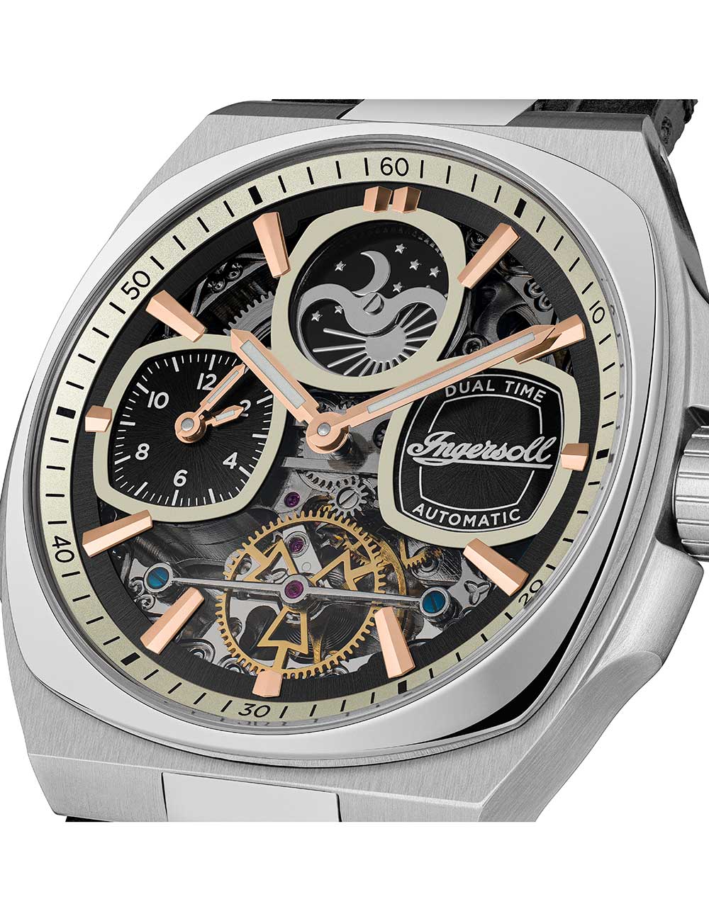 Ingersoll I15801 vyriškas laikrodis The Spirit Automatic 47mm 5ATM