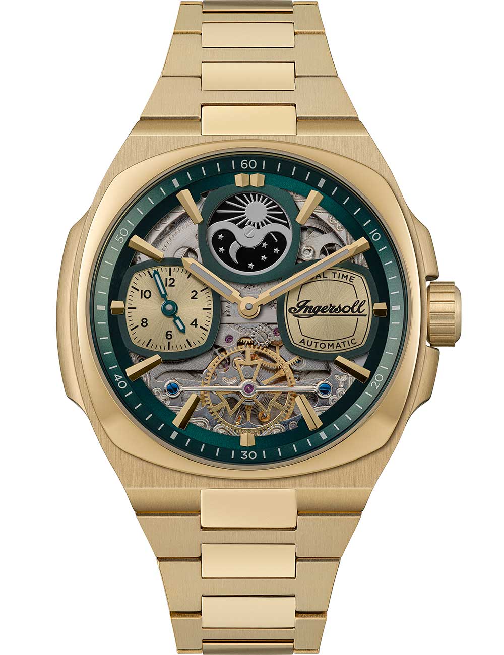 Ingersoll I15803 vyriškas laikrodis The Spirit Automatic 47mm 5ATM