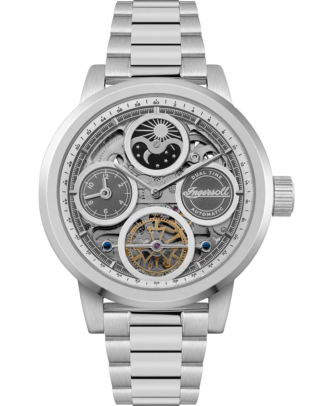 Ingersoll I16002 vyriškas laikrodis The Arc Automatic 44mm 5ATM