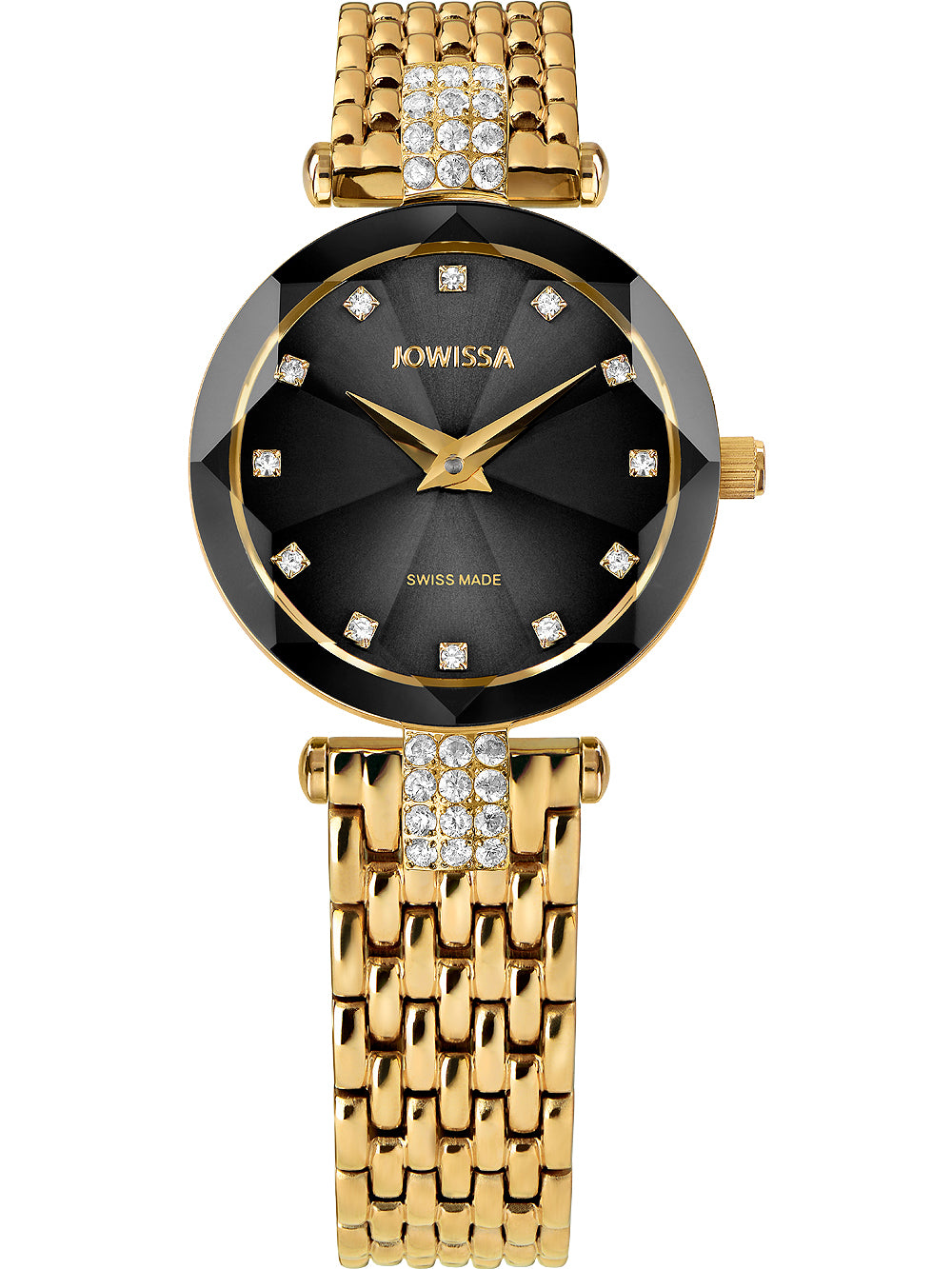 Jowissa J5.630.S Facet Strass moteriškas laikrodis 25mm 5ATM