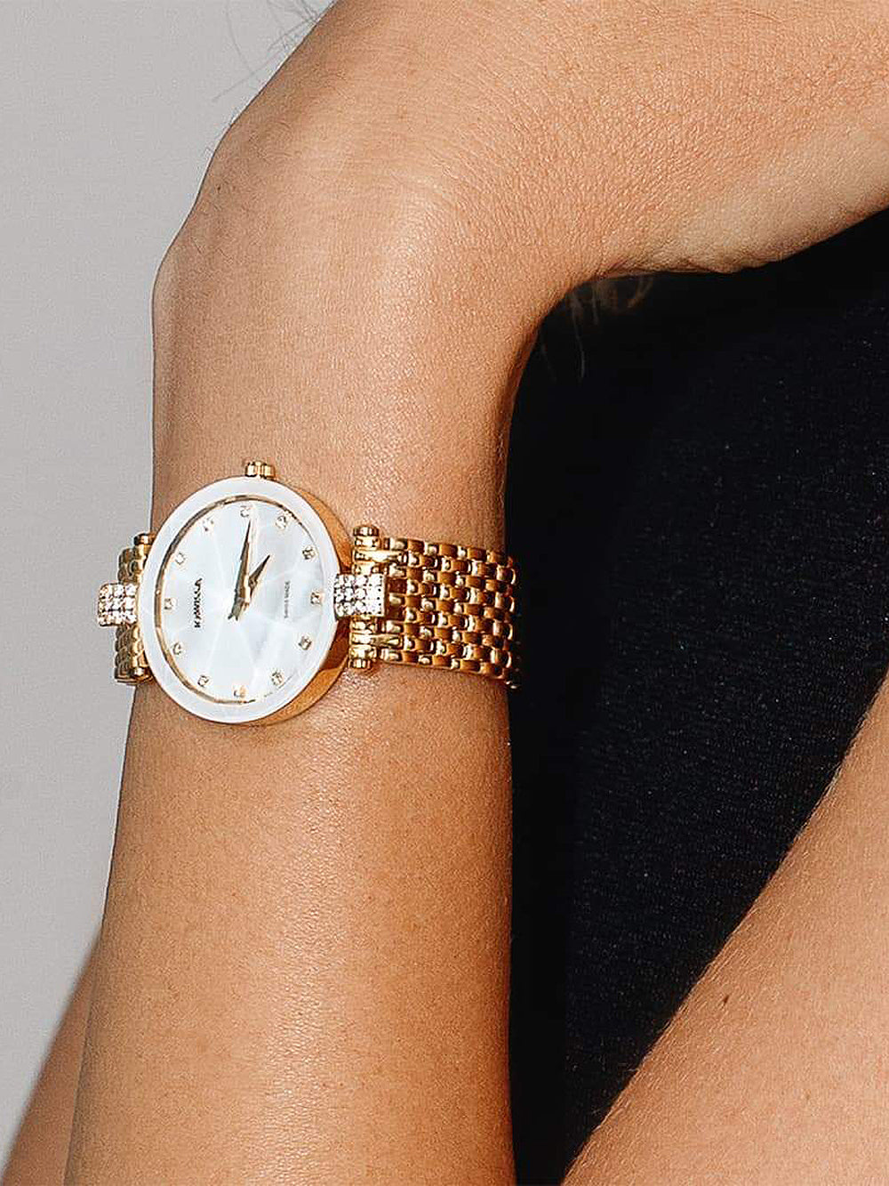 Jowissa J5.633.M Facet Strass moteriškas laikrodis 29mm 5ATM