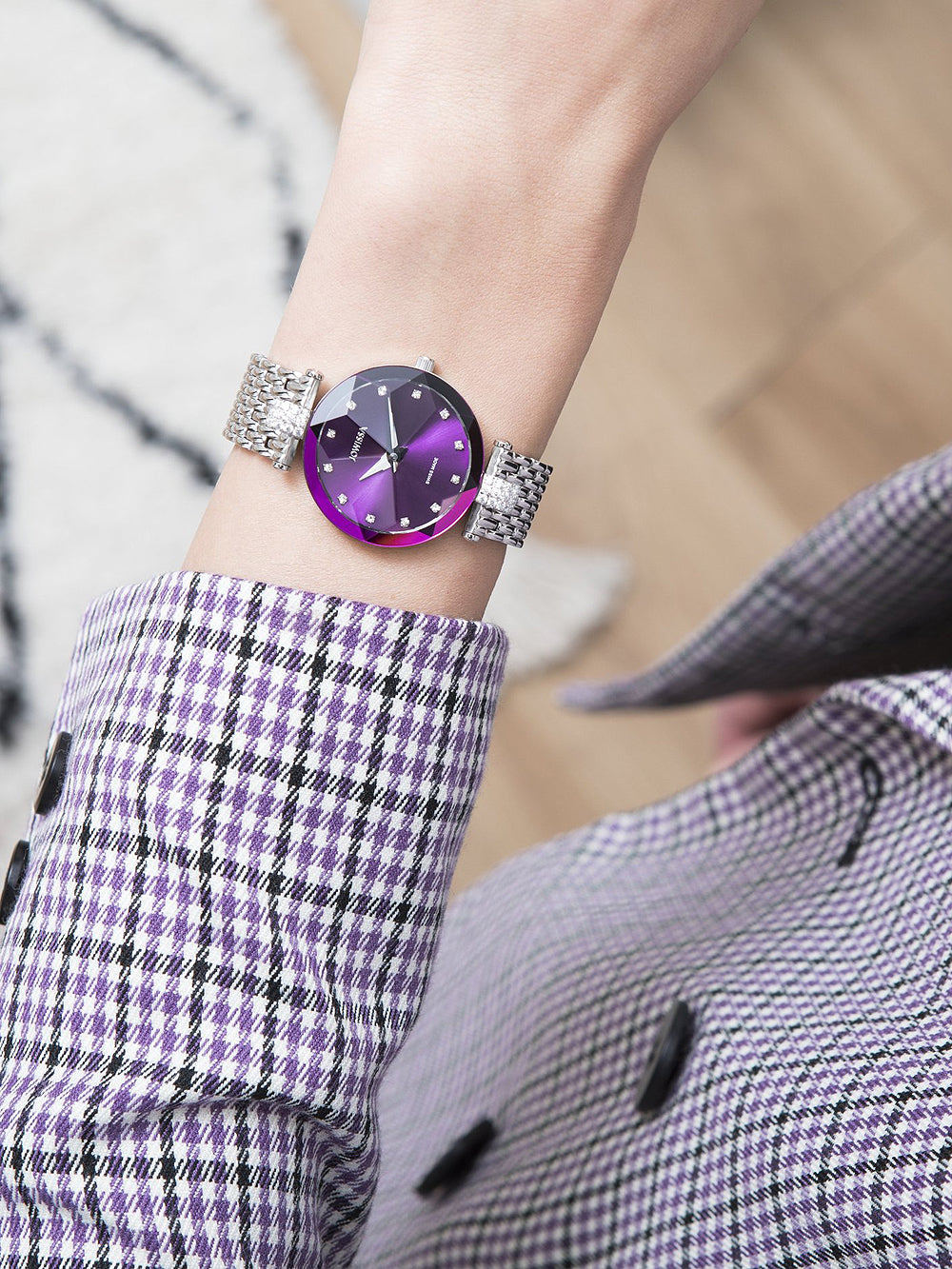Jowissa J5.702.M Facet Strass moteriškas laikrodis 29mm 5ATM