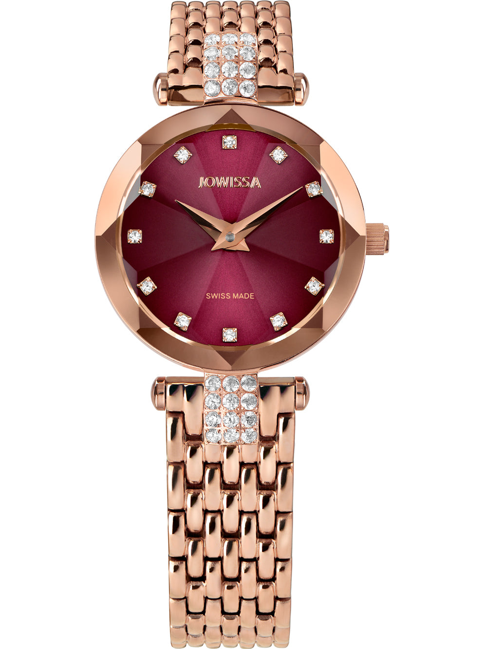 Jowissa J5.714.S Facet Strass moteriškas laikrodis 25mm 5ATM