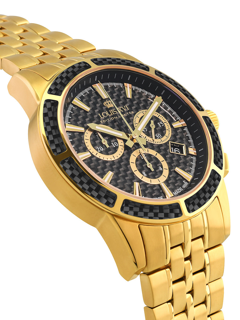 Louis XVI LXVI1102 Majest? Chronograph vyriškas laikrodis 43mm 5ATM