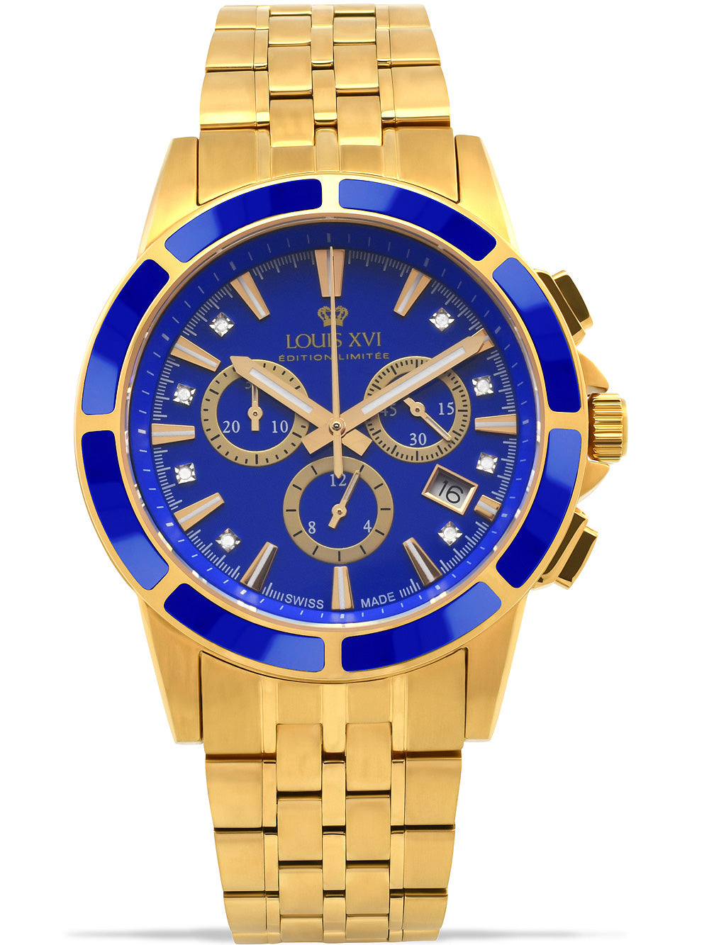 Louis XVI LXVI1105 Majest? Chronograph vyriškas laikrodis 43mm 5ATM
