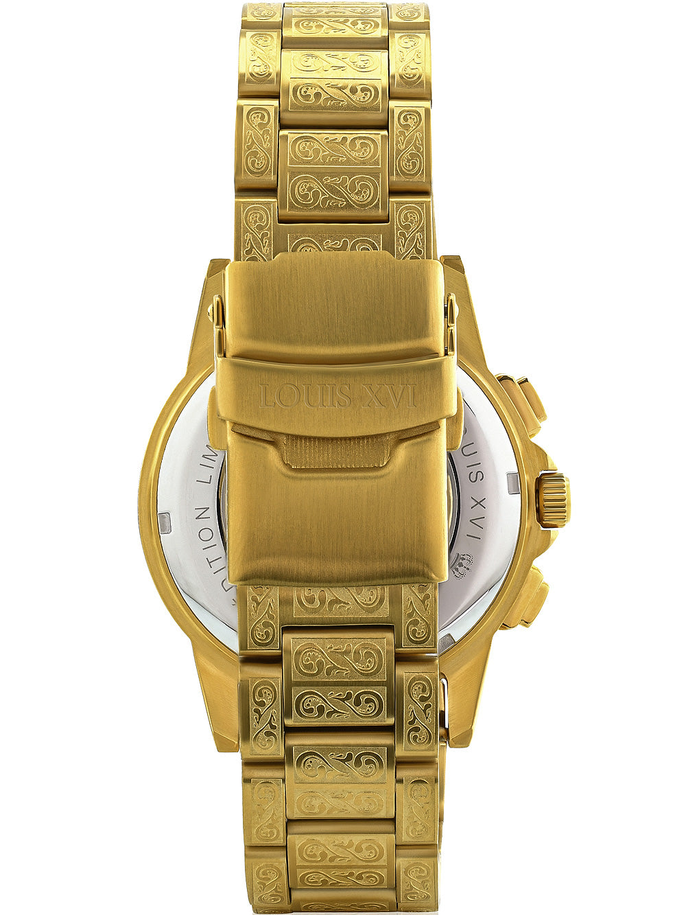 Louis XVI LXVI1126 Majeste Iced Out Chronograph vyriškas laikrodis 43mm 5ATM