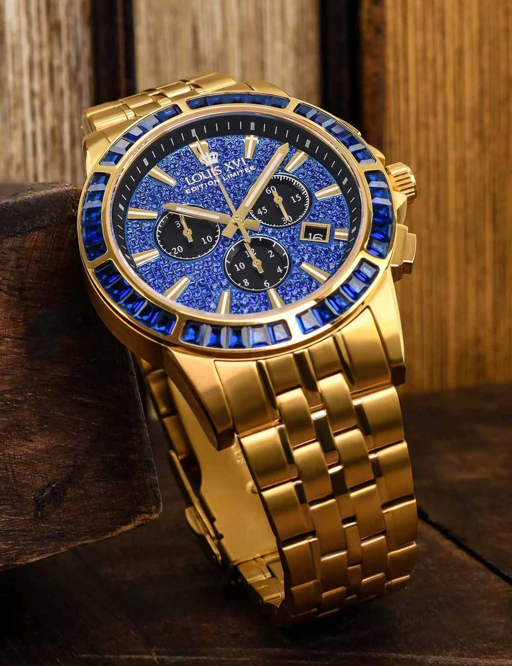 Louis XVI XLXVI1132 Majeste Iced Out Baguette