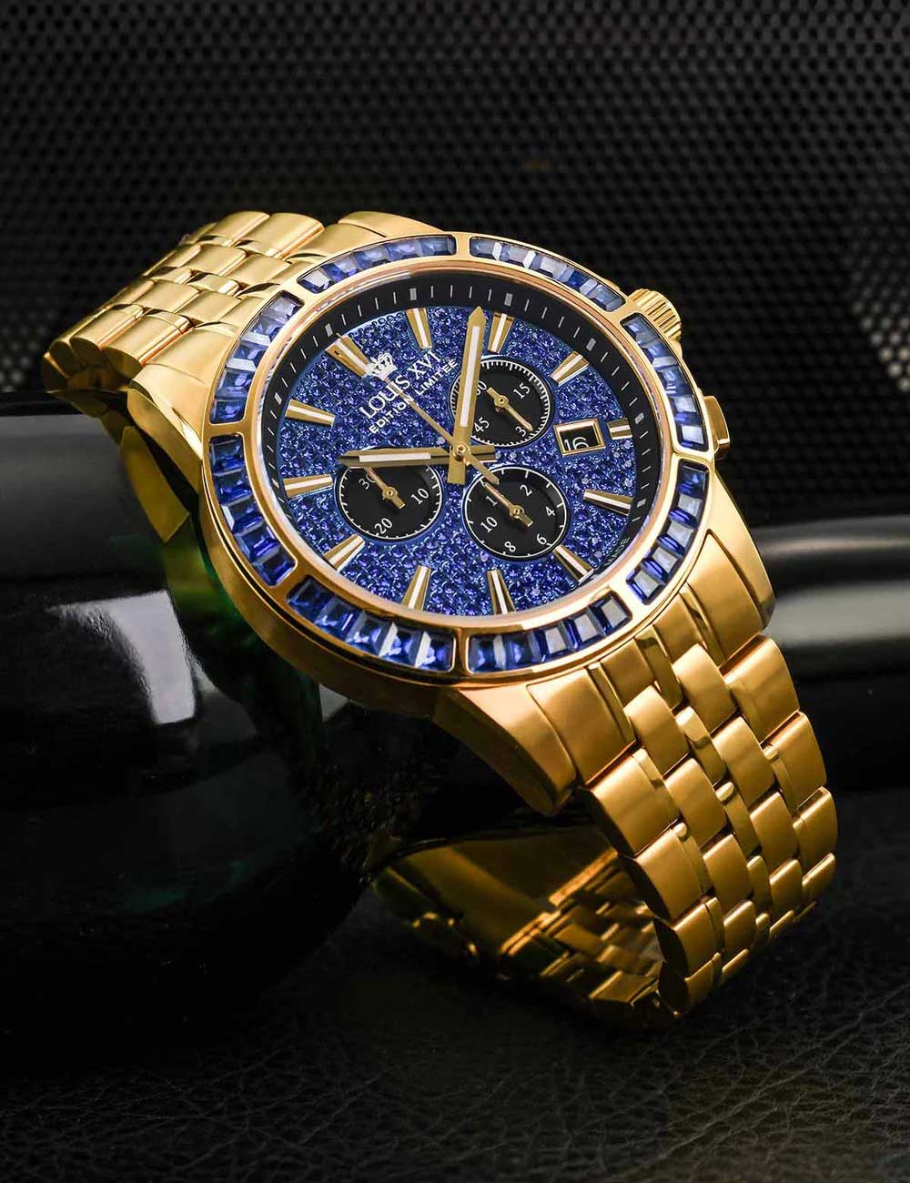 Louis XVI XLXVI1132 Majeste Iced Out Baguette