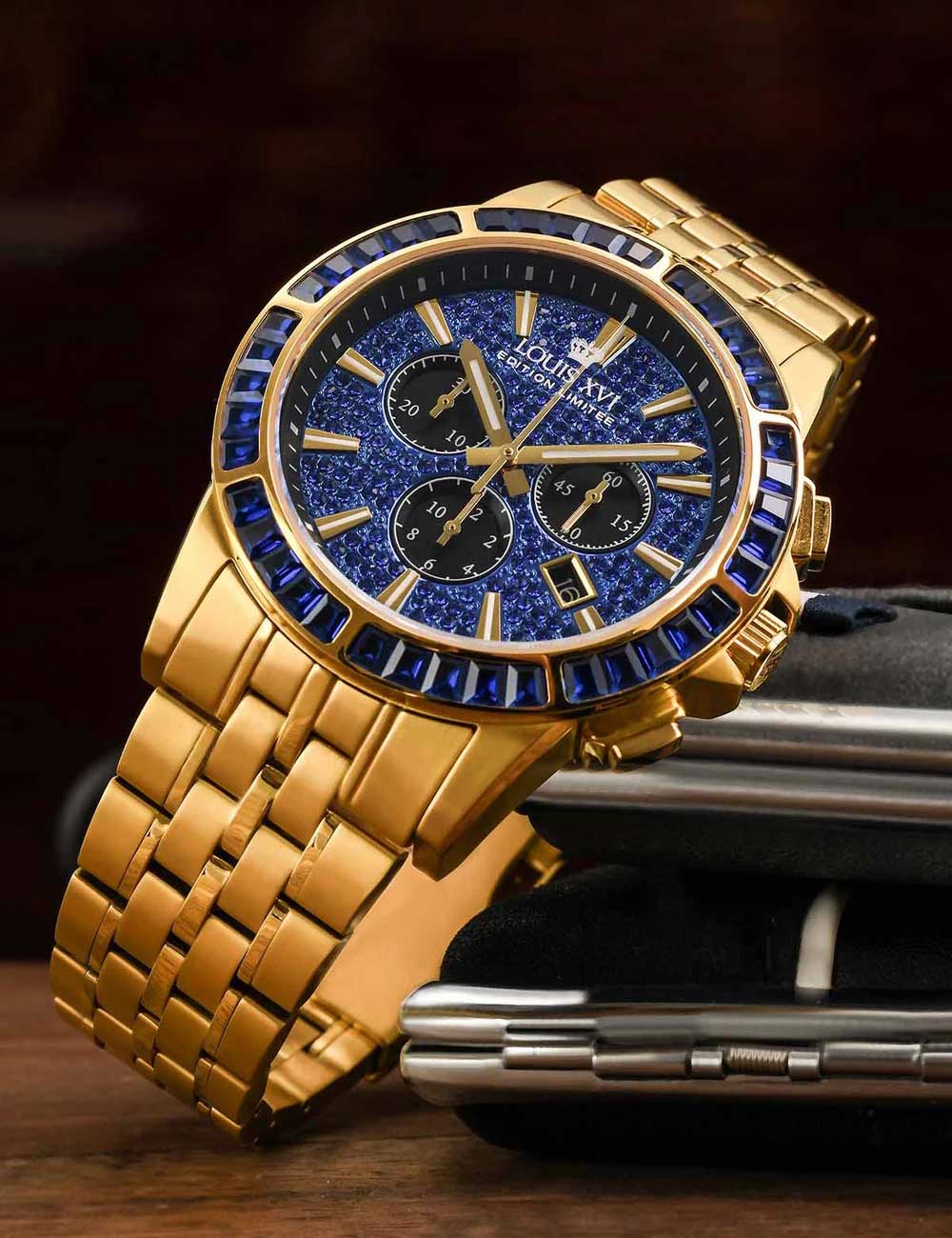 Louis XVI XLXVI1132 Majeste Iced Out Baguette