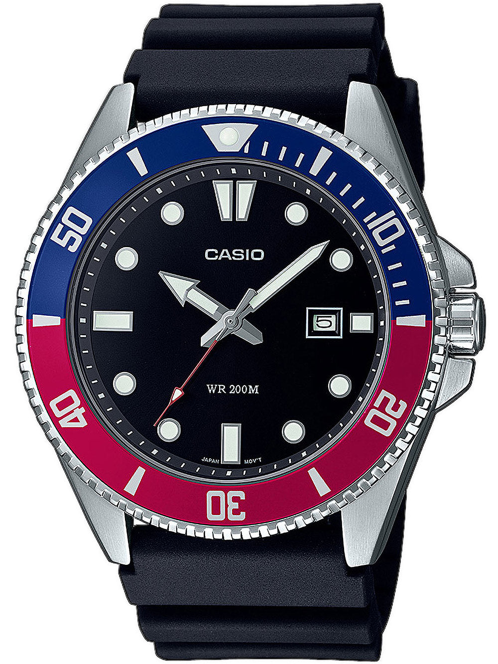 Casio MDV-107-1A3VEF Collection vyriškas laikrodis 44mm 20ATM