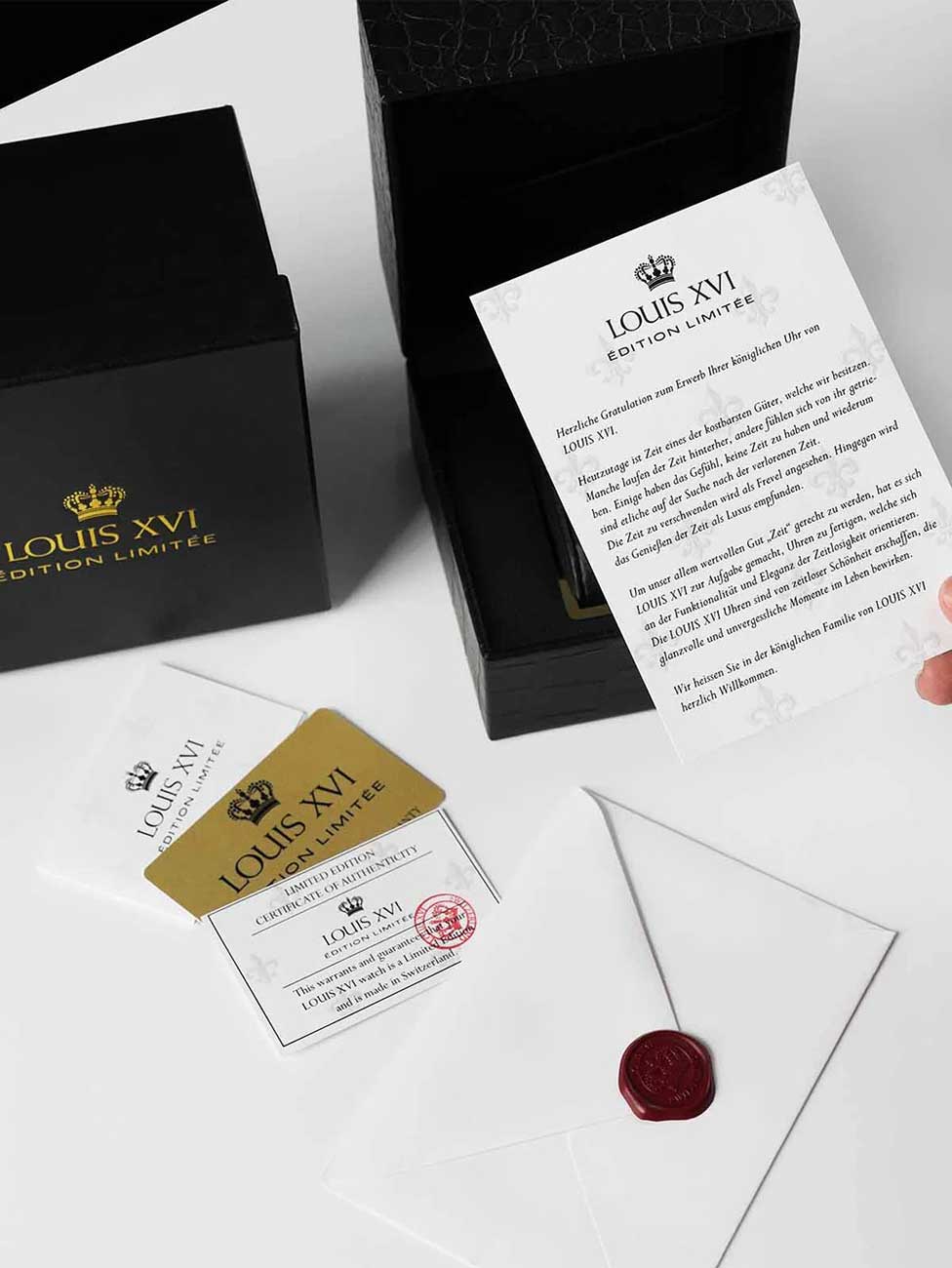 Louis XVI LXVI1434 vyriškas laikrodis Mirabeau Automatic GMT 41mm 20ATM