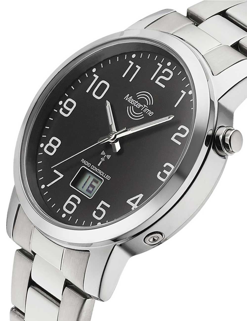 Master Time MTGA-10694-21M vyriškas laikrodis Basic radio quartz 42mm 3ATM