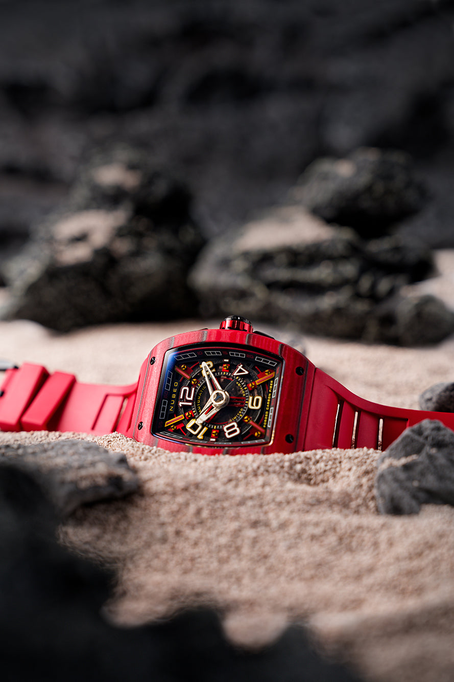 Nubeo NB-6079-02 vyriškas laikrodis Parker Automatic Limited 44mm 3ATM