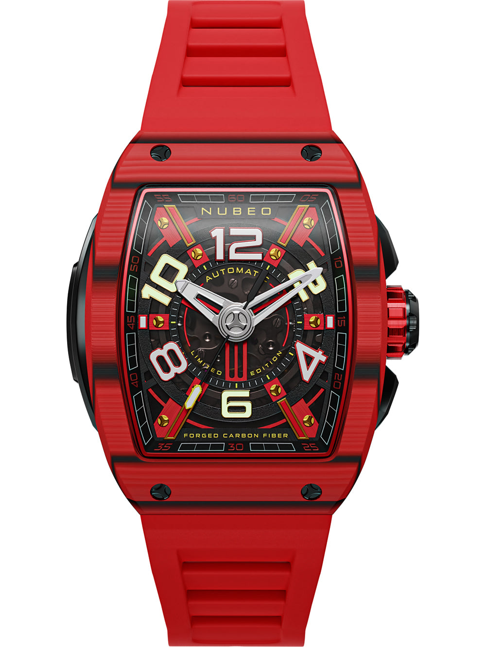 Nubeo NB-6079-02 vyriškas laikrodis Parker Automatic Limited 44mm 3ATM