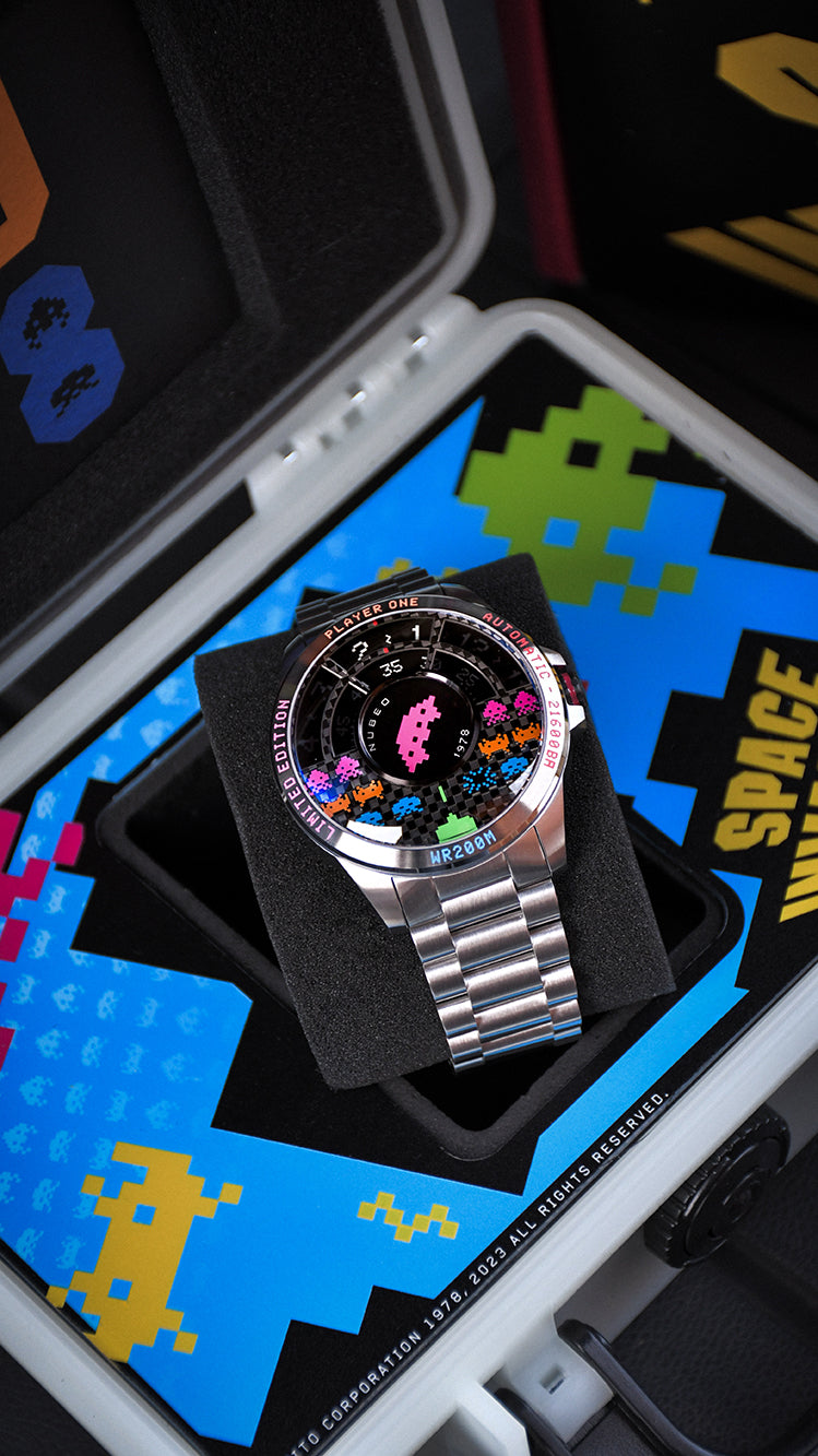 Nubeo NB-6082-SI-11 vyriškas laikrodis Quasar Automatic Limited 48mm 20ATM