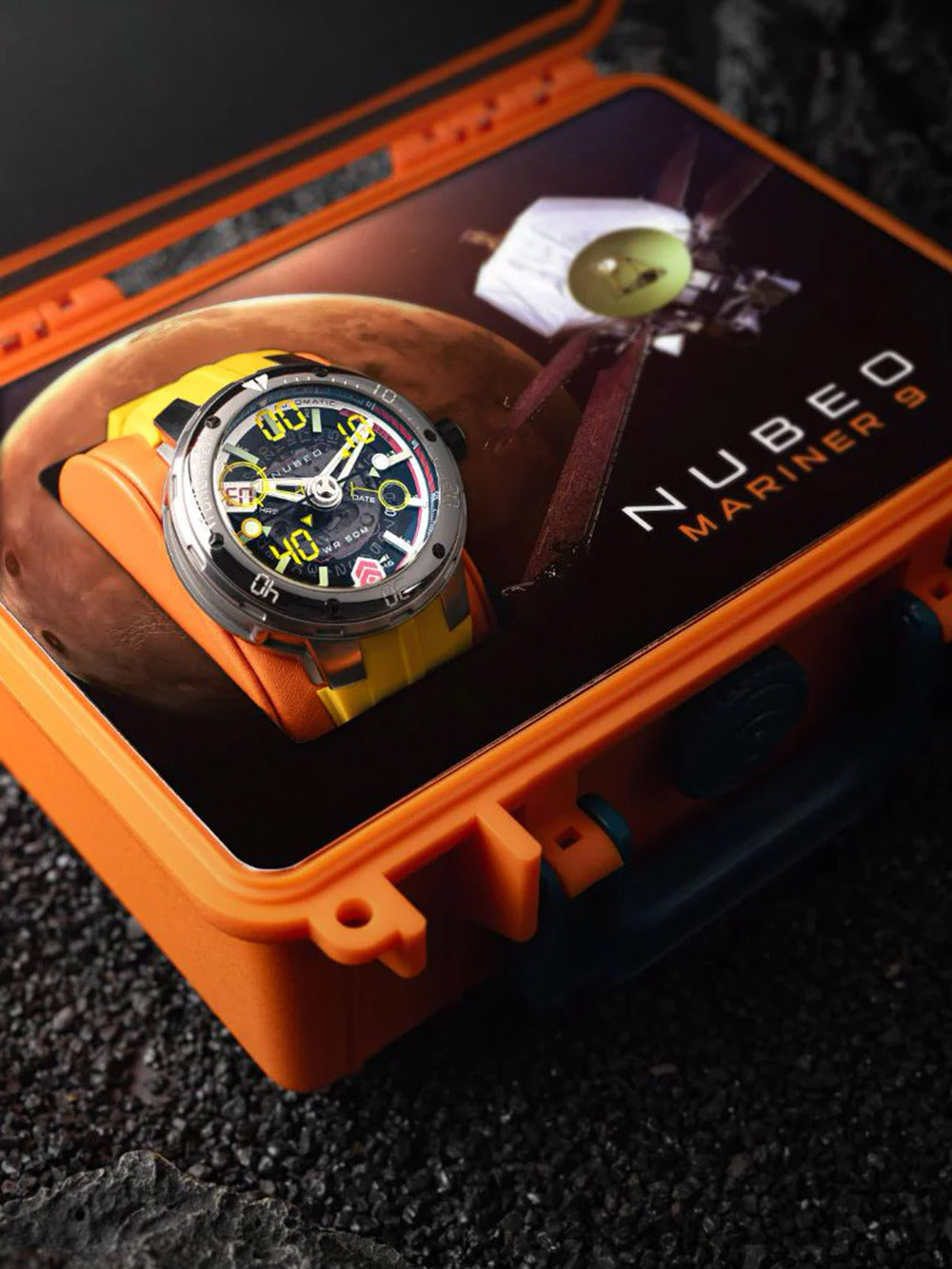 Nubeo NB-6090-11 vyriškas laikrodis Mariner 9 Automatic Limited Edition 50mm 5ATM