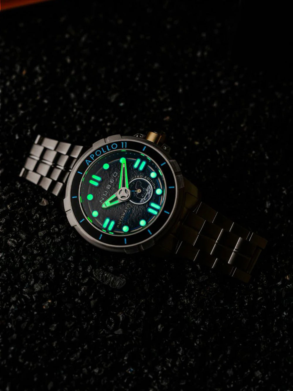 Nubeo NB-6093-11 vyriškas laikrodis Apollo 55th Automatic Limited Edition 48mm 20ATM