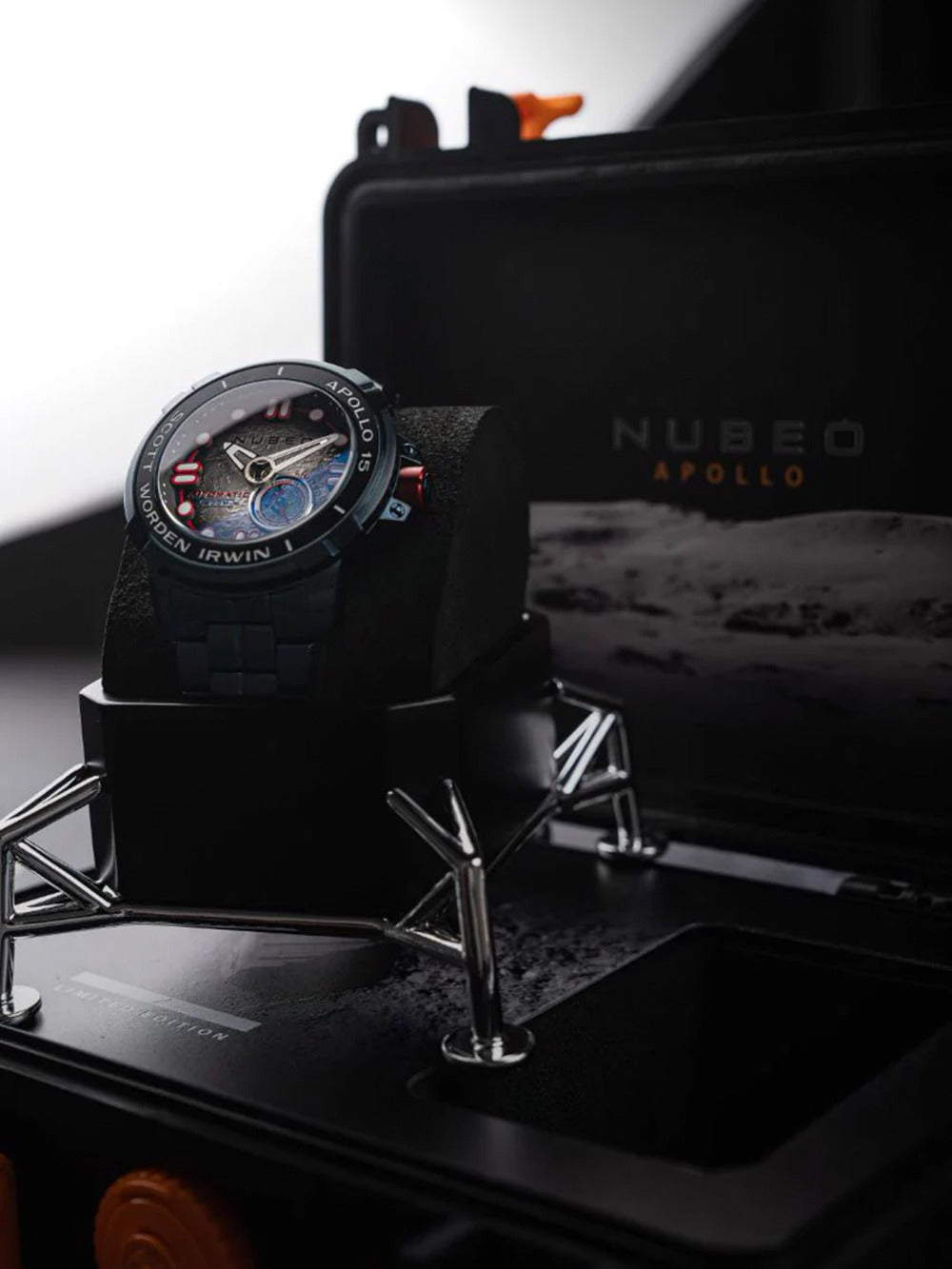 Nubeo NB-6093-55 vyriškas laikrodis Apollo 55th Automatic Limited Edition 48mm 20ATM