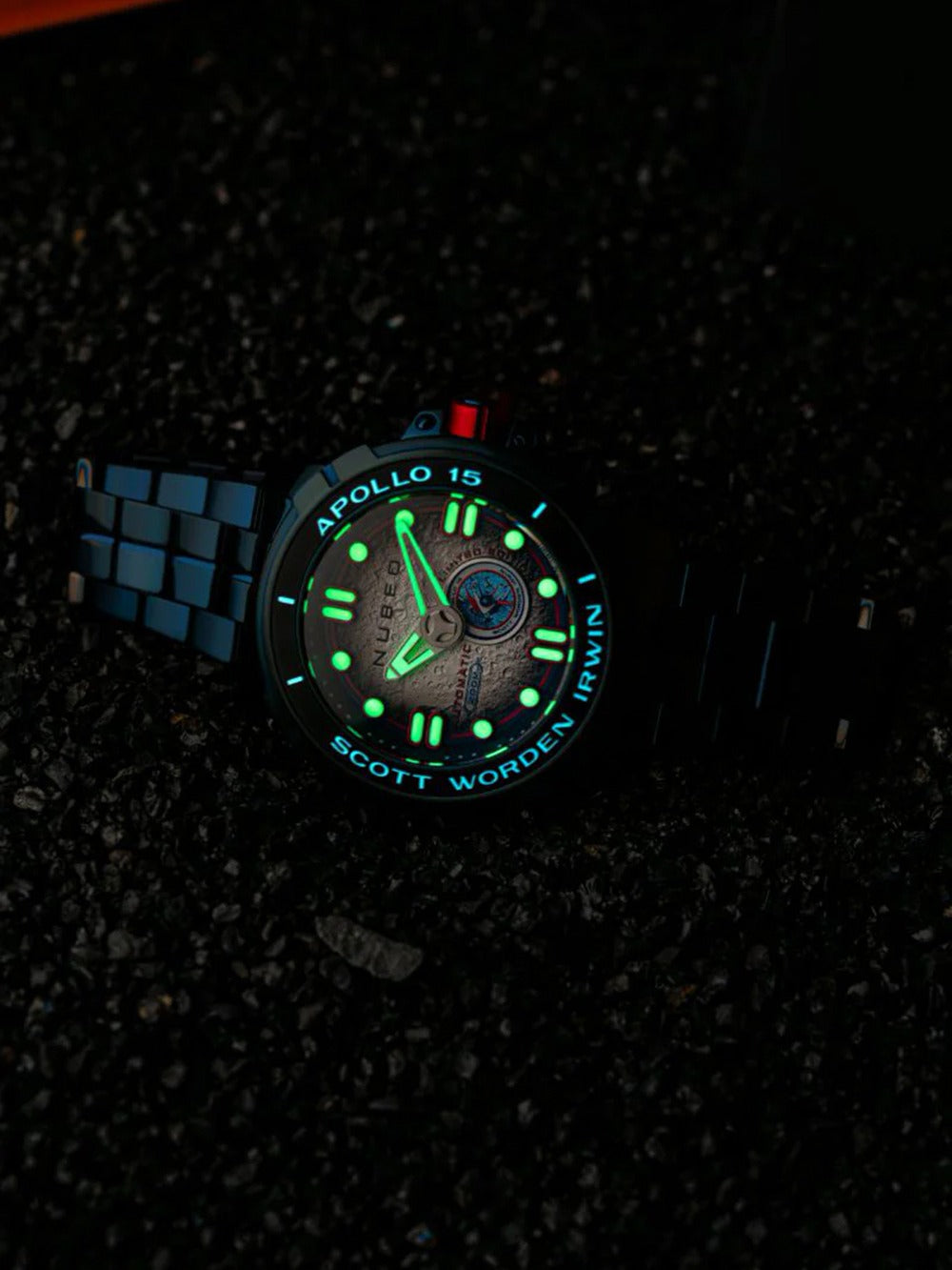 Nubeo NB-6093-55 vyriškas laikrodis Apollo 55th Automatic Limited Edition 48mm 20ATM