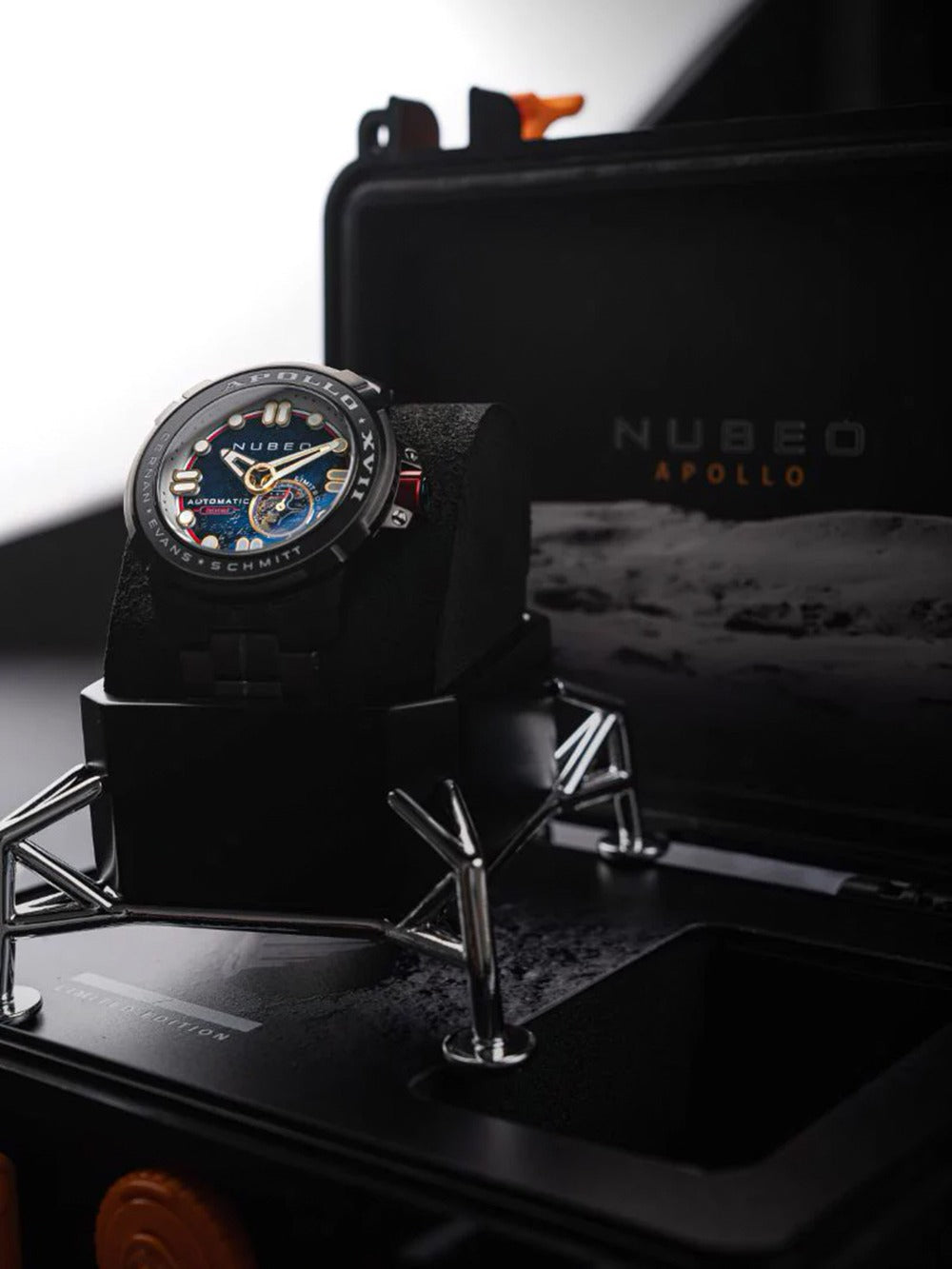 Nubeo NB-6093-66 vyriškas laikrodis Apollo 55th Automatic Limited Edition 48mm 20ATM
