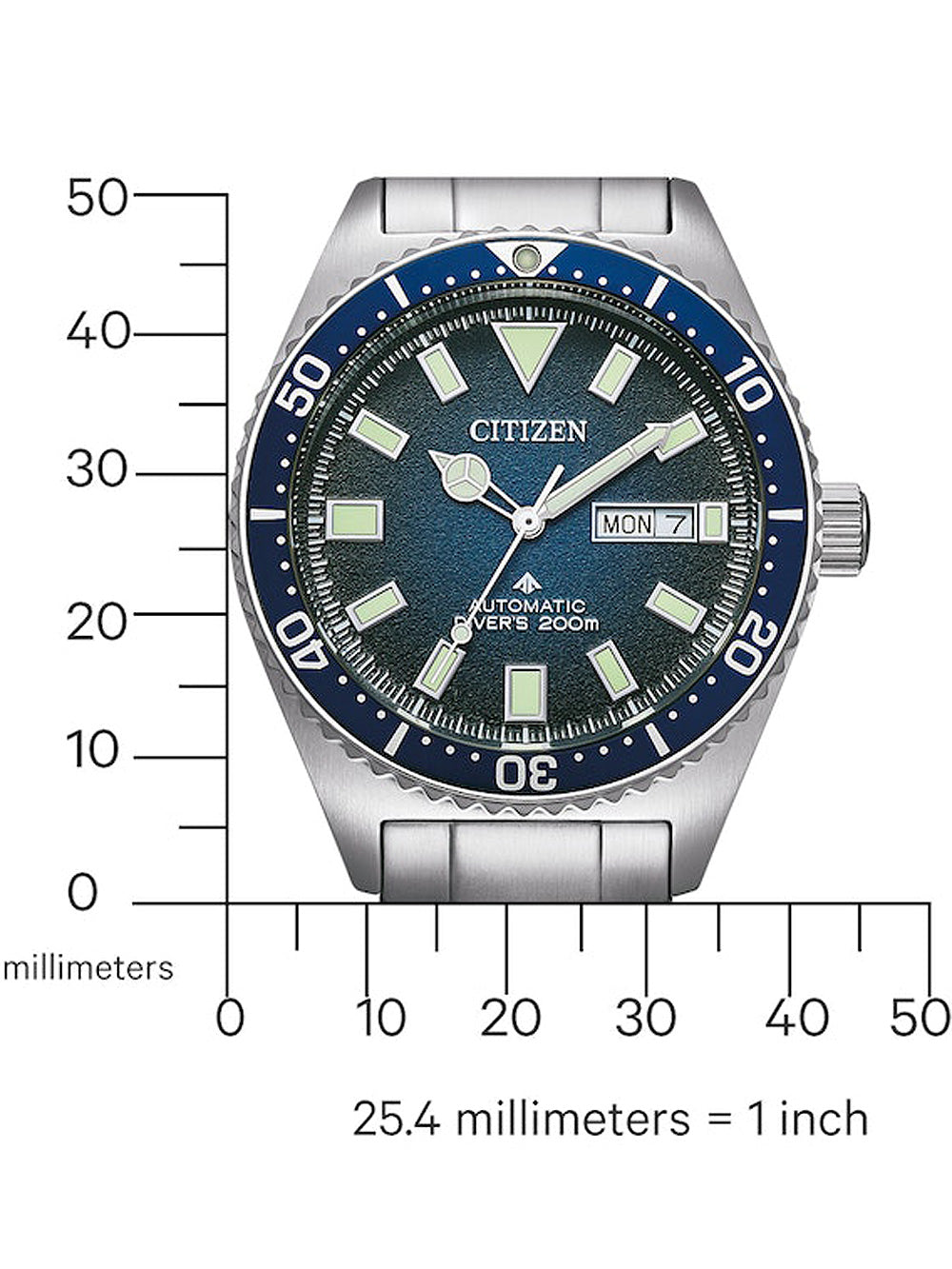 Citizen NY0129-58L Promaster Marine Automatic vyriškas laikrodis 41mm 20ATM