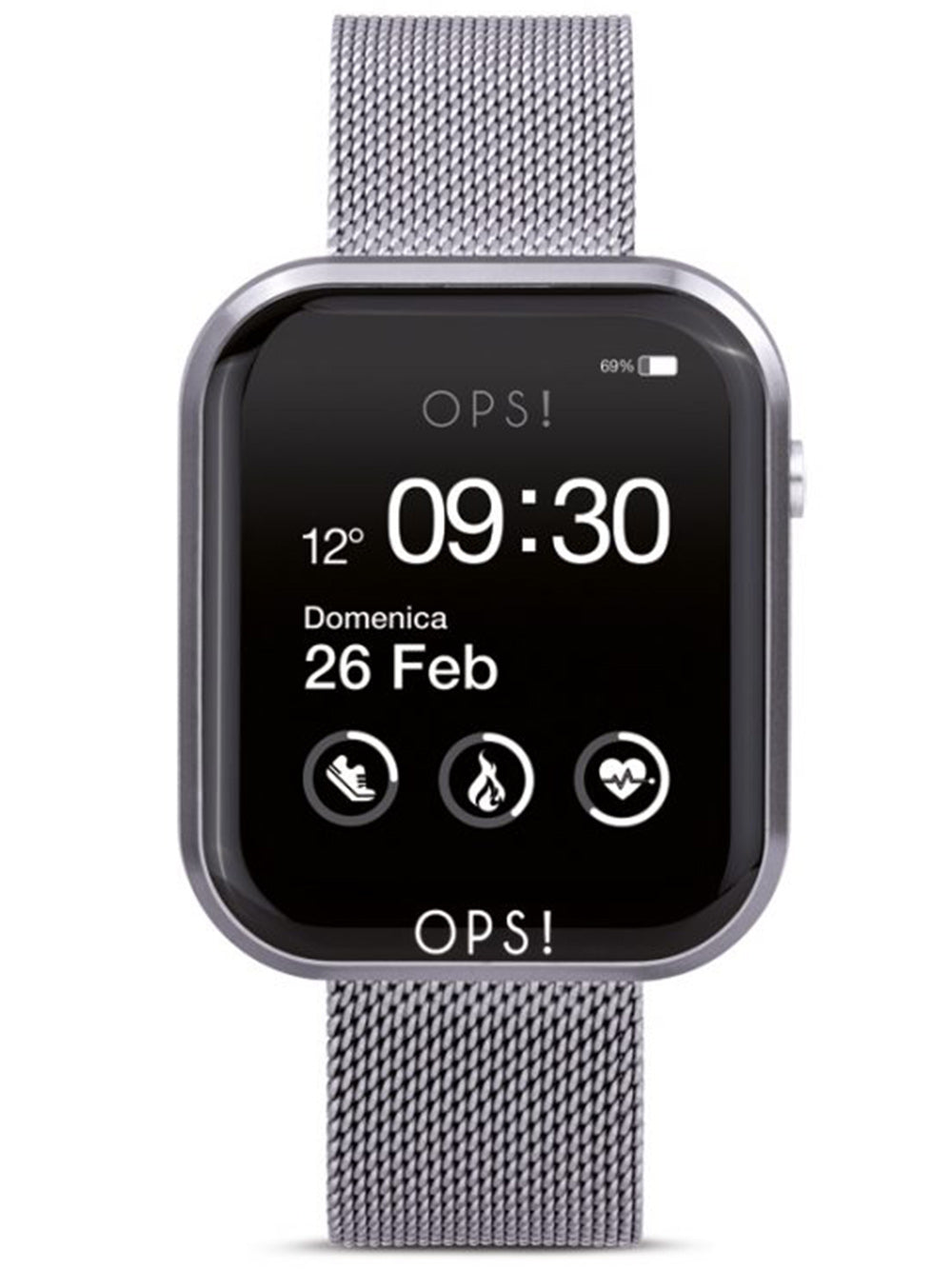 OPS!SMART OPSSW-15 Call Unisex Smartlaikrodis 38mm